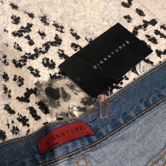 SIGNATURE8 | NWT high waisted jean shorts - Picture 6 of 7